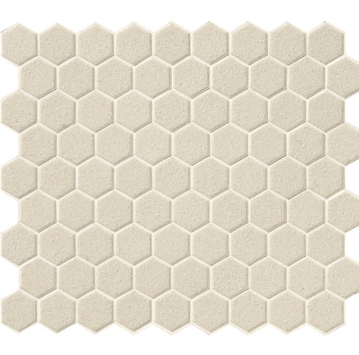 Hex unglazed mosaic field  - 1 color pattern