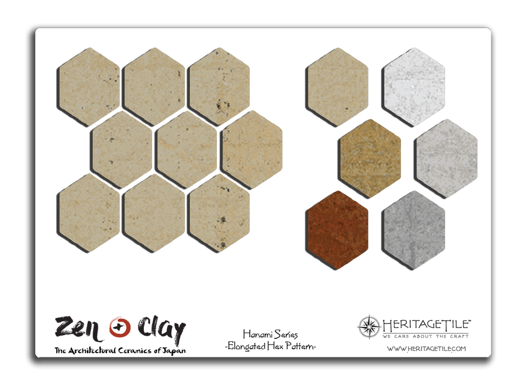 Sample Card - Hanami Elongated Hex