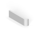 2" x 6" radius bullnose - short