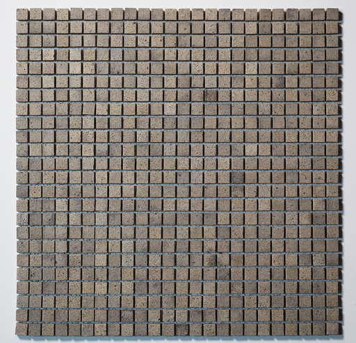 Square pattern unglazed mosaic field