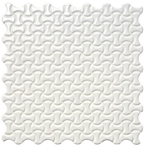 Traditional weave glazed mosaic field - 1 color pattern